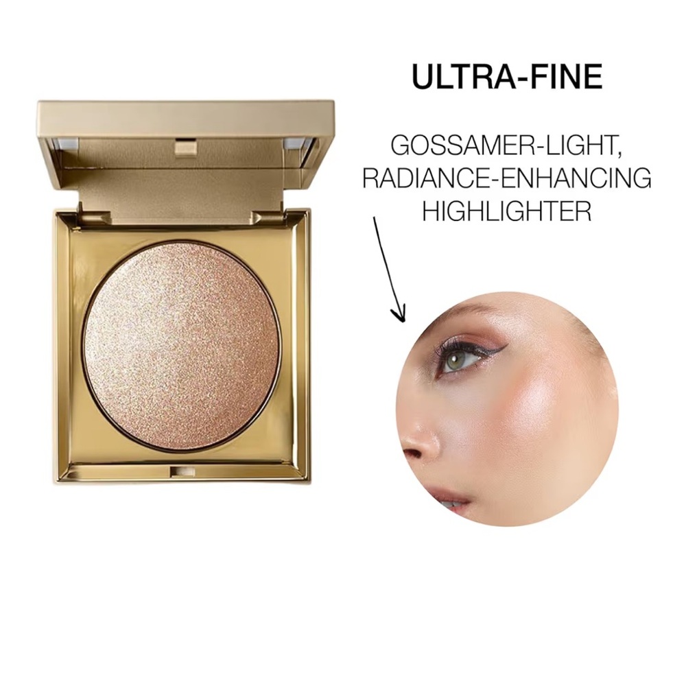 NIB Stila Highlighter in Kitten Shimmering Nude Pink Heaven's Hue Shimmer Powder - Picture 3 of 14